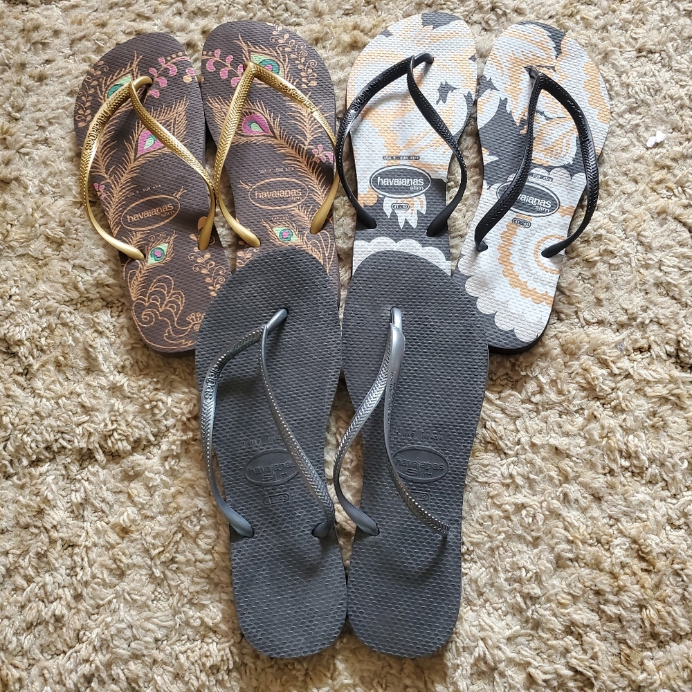 NEW Havaianas Slim Flip Flop Lot Size 41-42 (10-11)